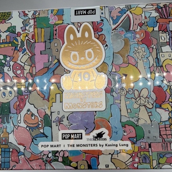 Pop Mart Mega Labubu 400% 10th Anniversary Figure Sealed - Picture 2 of 7